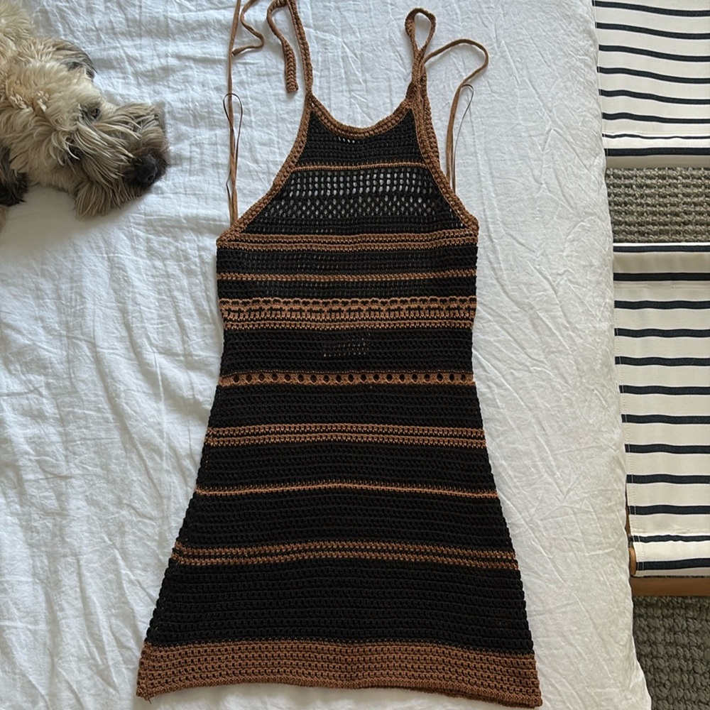 Sexy crochet dress, top or cover up NWT